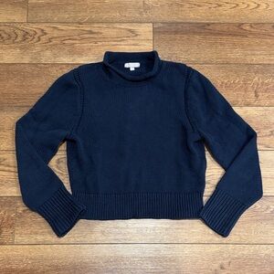 NWOT J. Crew Heritage Cotton Rollneck Sweater